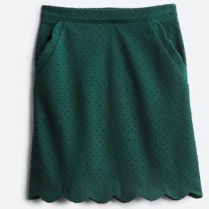 Scalloped Hem Dress Skirt- Skies Are Blue